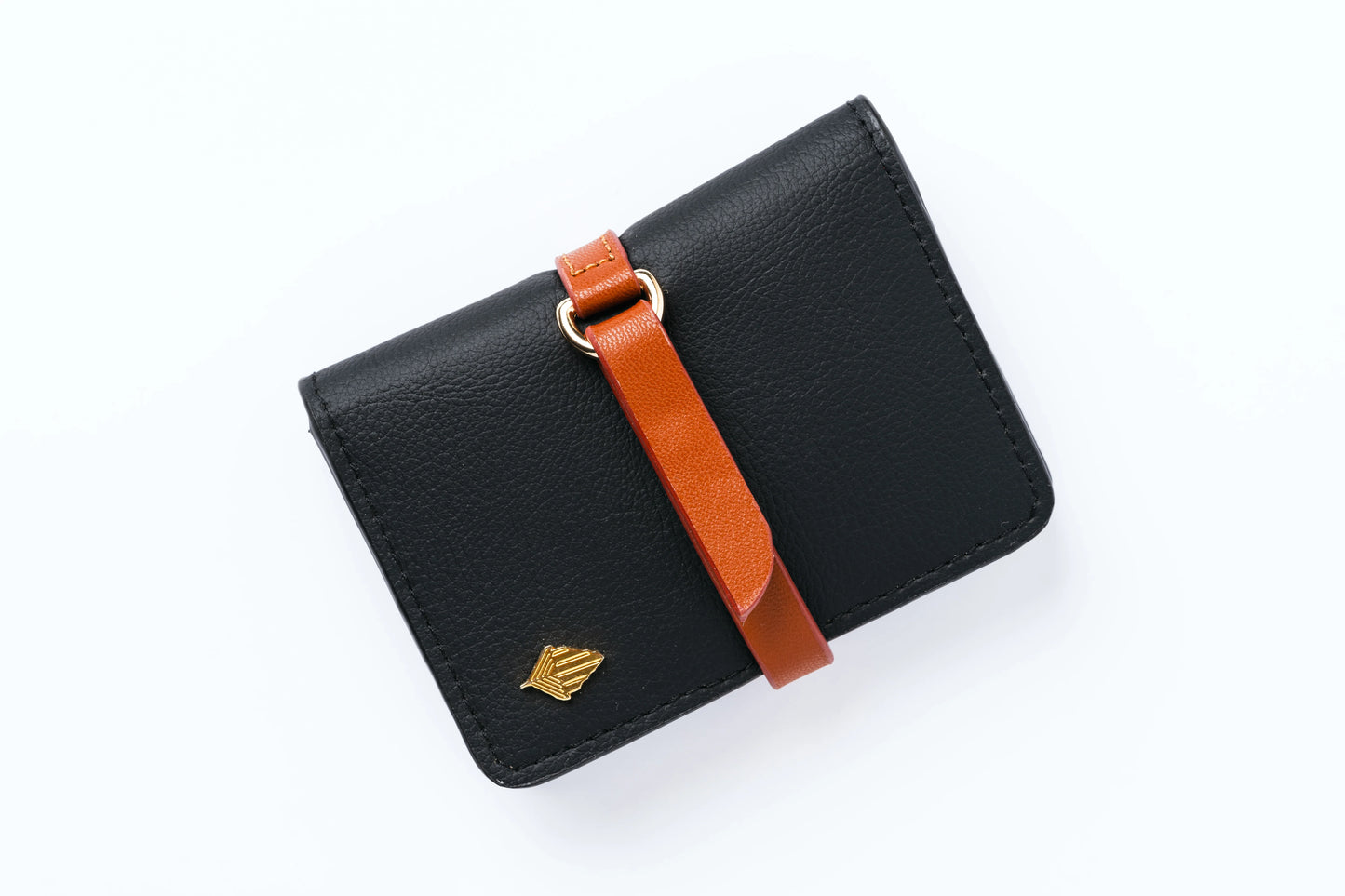 Black Solid Cardholder by Green Hermitage with Black, Cactus Leather, Cardholders, Free Size, Hemp, Lyocell, Office Wear, Recycled, Solids at Kamakhyaa for sustainable fashion