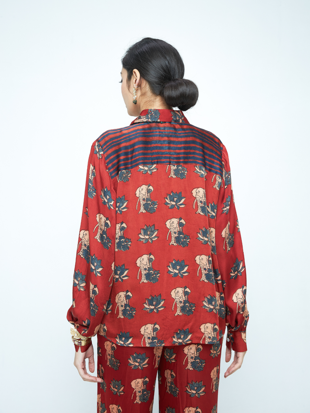 Lotus Shirt by anushé pirani with Tops & Shirts, Woman co-ord sets, Womenswear at Kamakhyaa for sustainable fashion