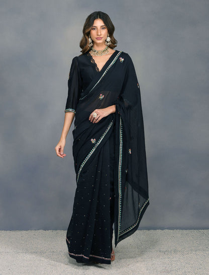 BUTA SAREE by devyanimehrotra.com with at Kamakhyaa for sustainable fashion