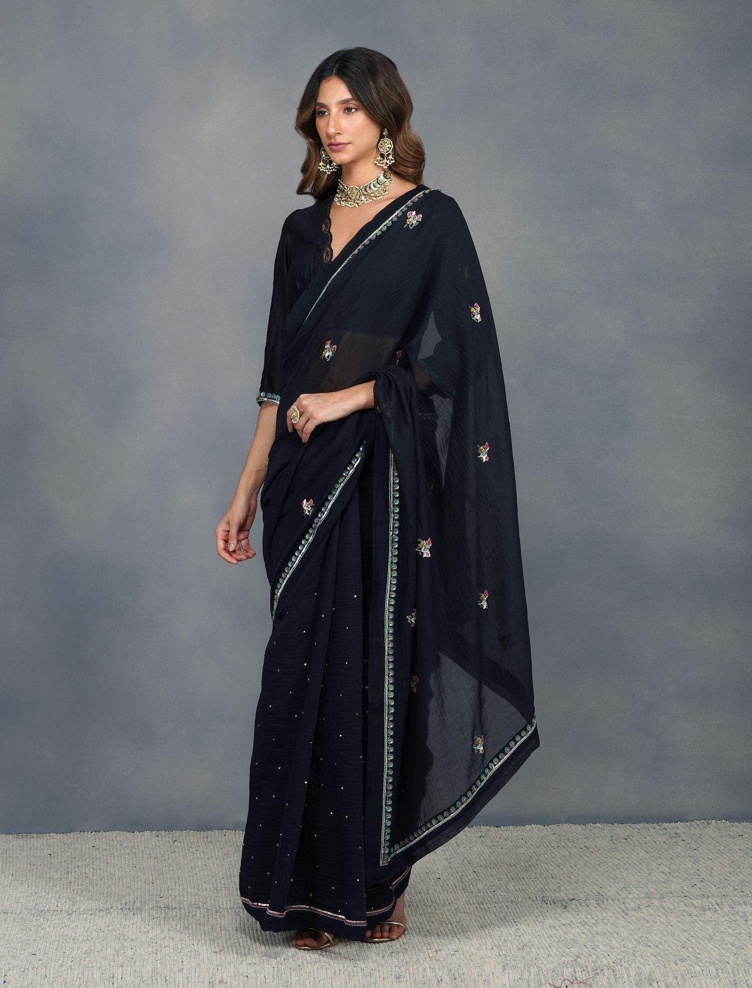 BUTA SAREE by devyanimehrotra.com with at Kamakhyaa for sustainable fashion