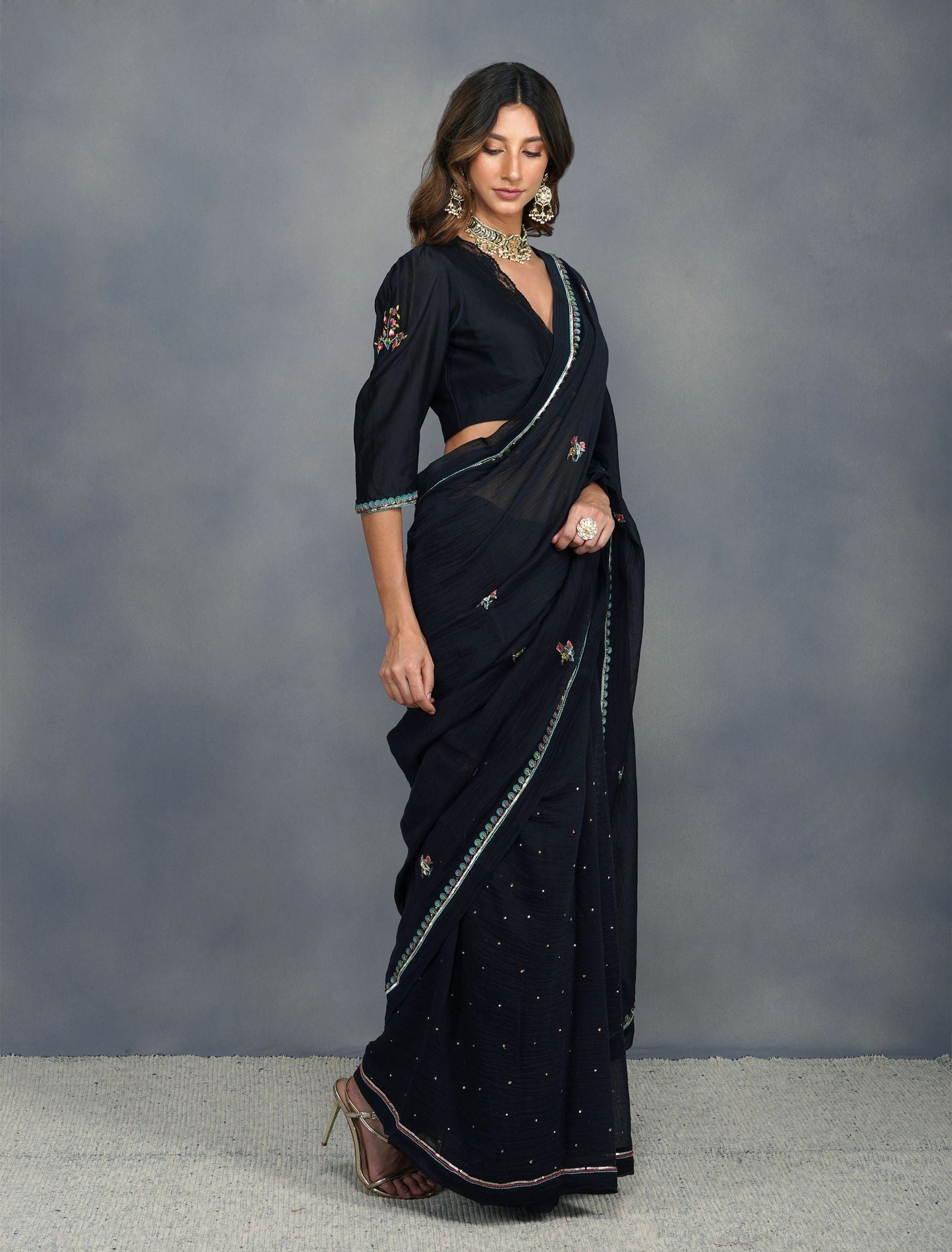 BUTA SAREE by devyanimehrotra.com with at Kamakhyaa for sustainable fashion