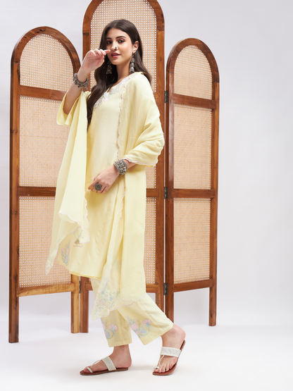 Humdam Kurta Set by RoohbyRidhimaa with Large, Medium, Small, X-Large, X-Small at Kamakhyaa for sustainable fashion