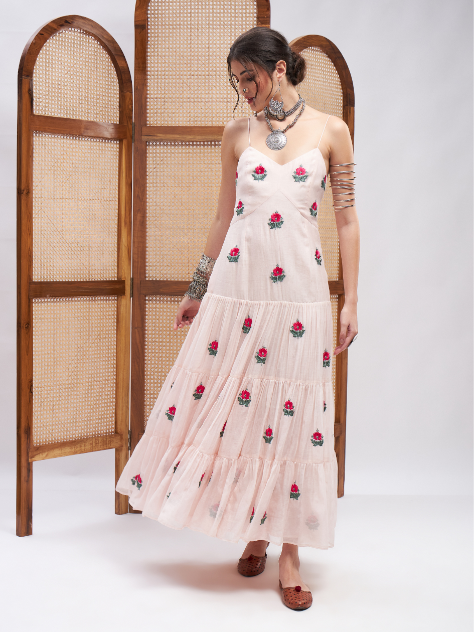 Ishaara Dress by RoohbyRidhimaa with Large, Medium, Small, X-Large, X-Small at Kamakhyaa for sustainable fashion