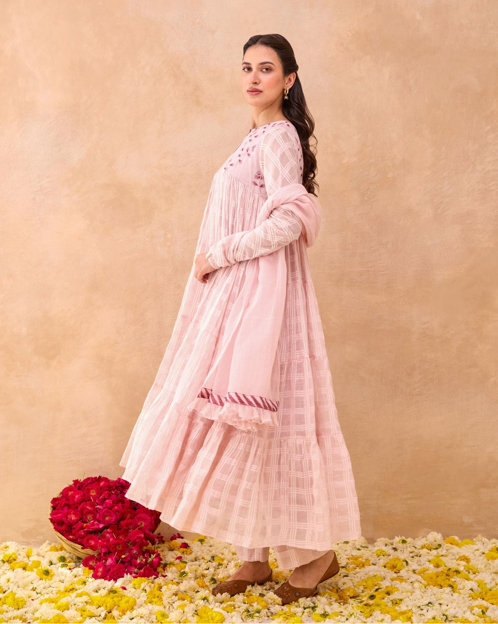 Pink Affair Kurta Set by Taro India with at Kamakhyaa for sustainable fashion