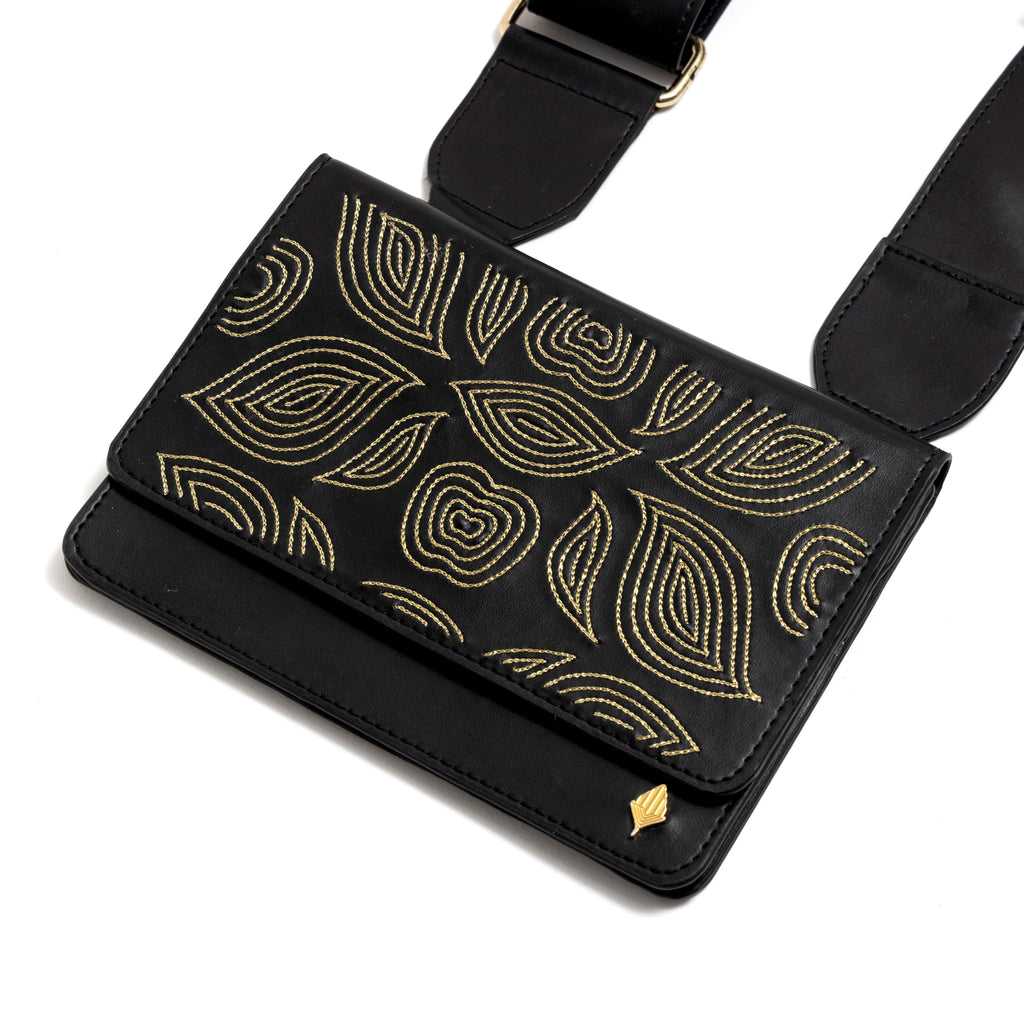 Lana Vegan Leather Sling Bag by Green Hermitage with SS25 at Kamakhyaa for sustainable fashion