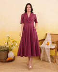 Mulberry Muse Dress by Taro India with at Kamakhyaa for sustainable fashion