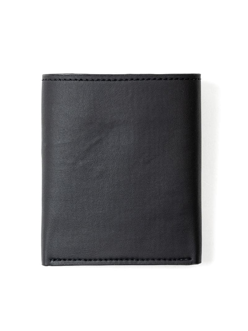 Black Casual Wear Men Wallet by Green Hermitage with Apple Leather, Black, Casual Wear, Free Size, Hemp, Lyocell, Men Wallets, Recycled, Solids at Kamakhyaa for sustainable fashion