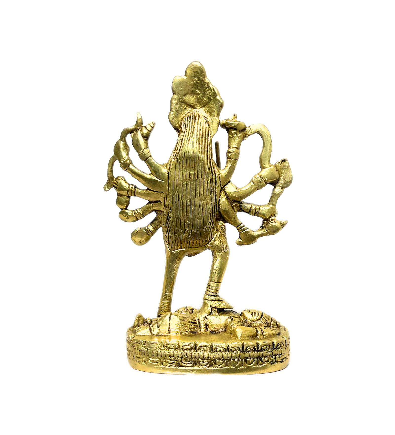 Brass Kali Maa Idol – 100% Pure Brass by Aetherea World with God at Kamakhyaa for sustainable fashion