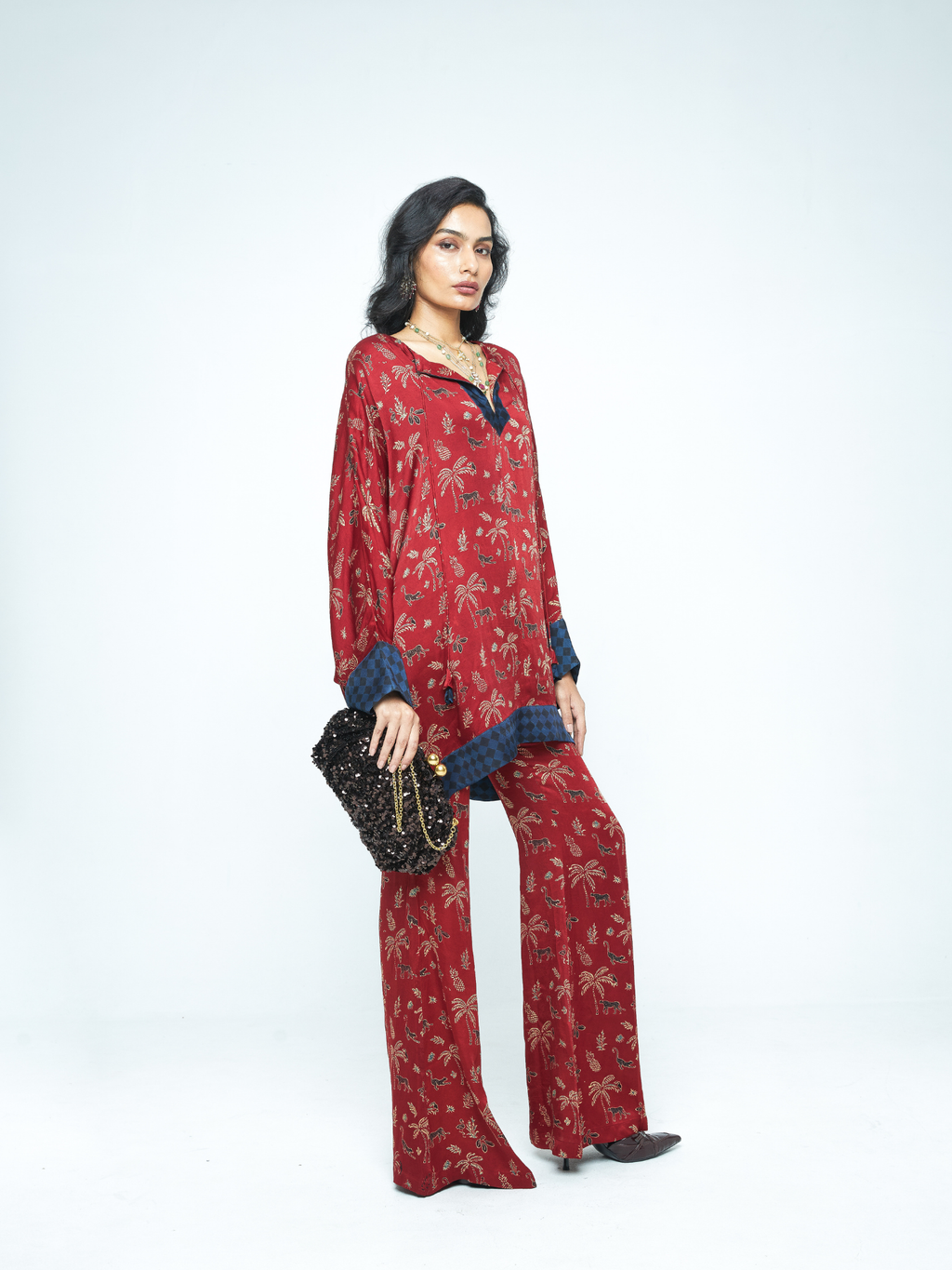 Dolman Sleeve Tunic by anushé pirani with Tops & Shirts, Woman co-ord sets, Womenswear at Kamakhyaa for sustainable fashion