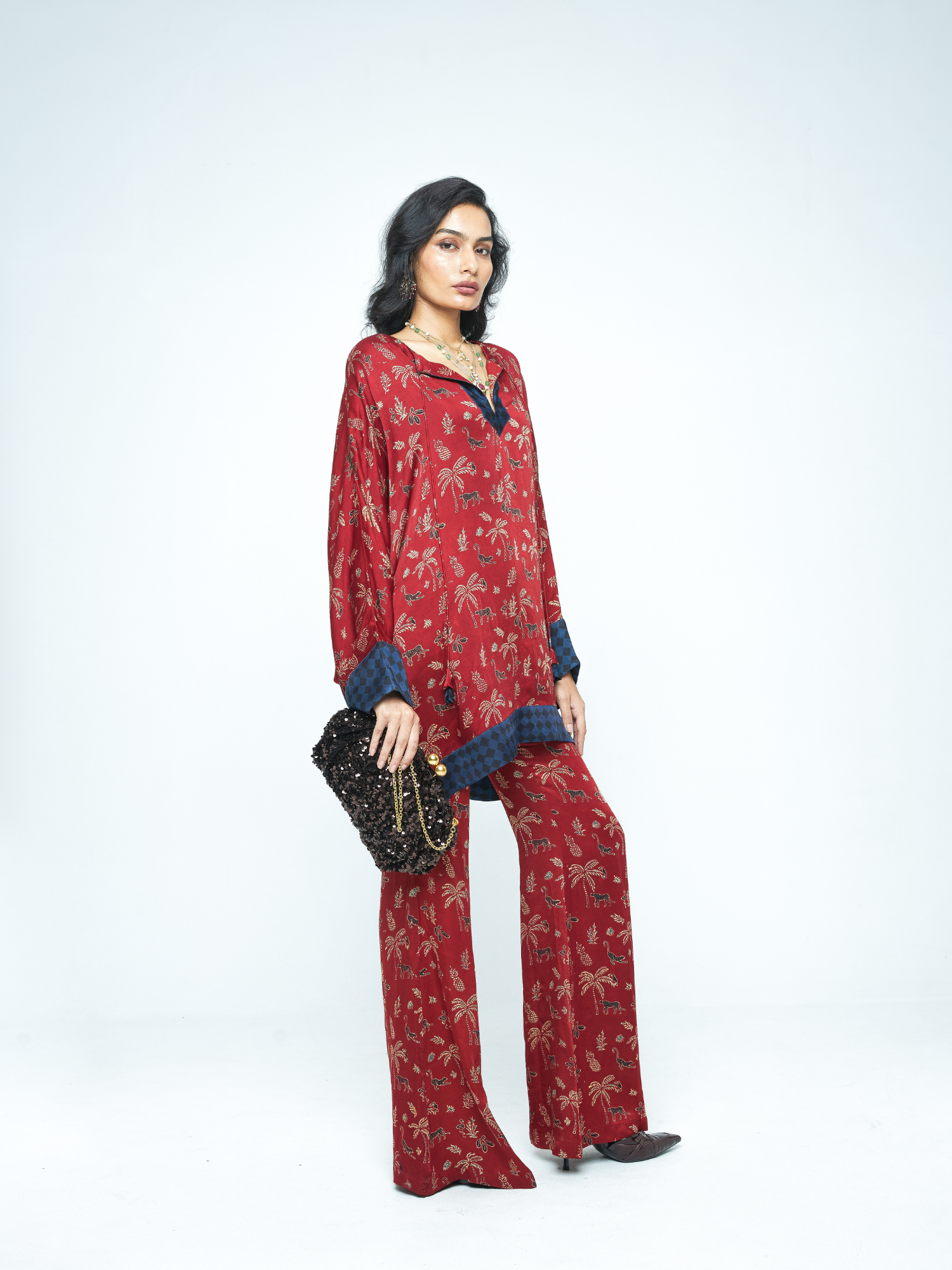 Dolman Sleeve Tunic by anushé pirani with Tops & Shirts, Woman co-ord sets, Womenswear at Kamakhyaa for sustainable fashion