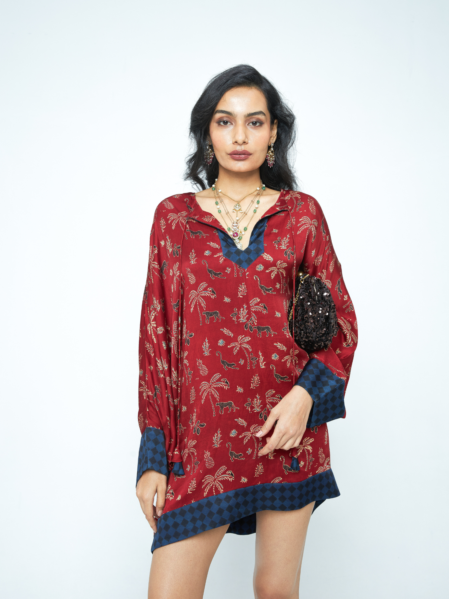Dolman Sleeve Tunic by anushé pirani with Tops & Shirts, Woman co-ord sets, Womenswear at Kamakhyaa for sustainable fashion
