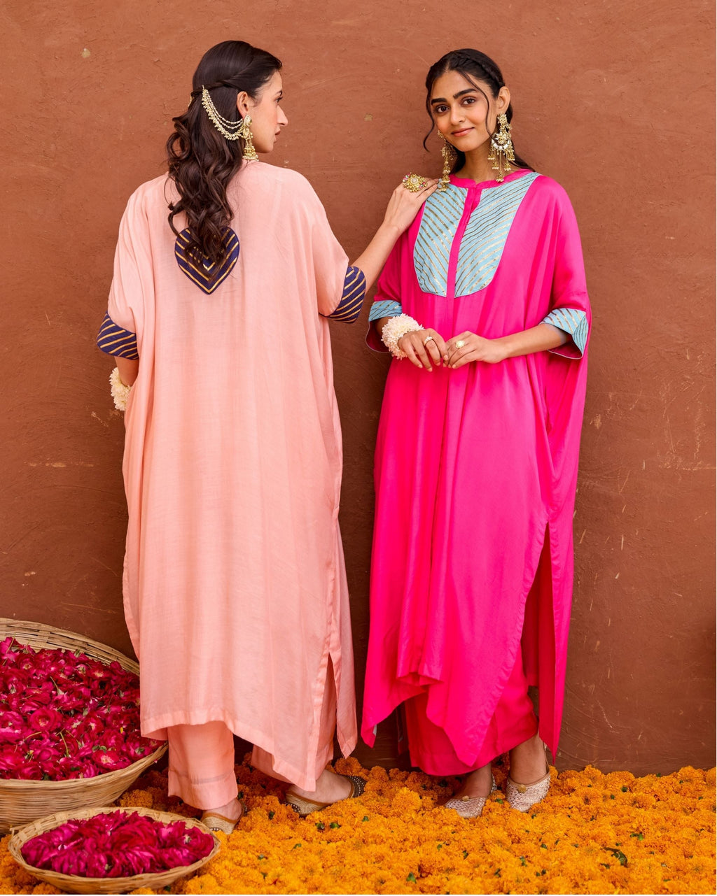 Aira Kaftan Set by Taro with Saundh by Taro at Kamakhyaa India for sustainable fashion
