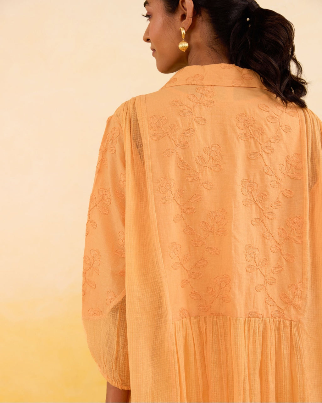 Marigold Daydream Dress by Taro India with at Kamakhyaa for sustainable fashion