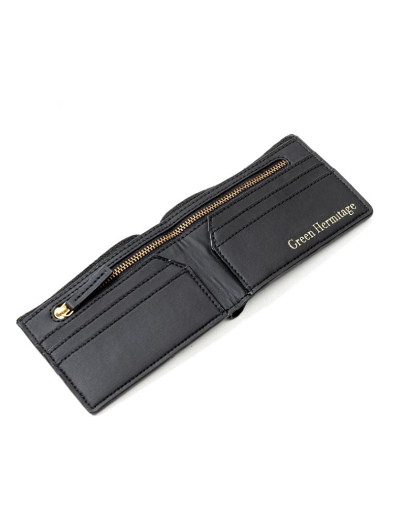 Black Solid Men Wallet by Green Hermitage with Apple Leather, Black, Casual Wear, Free Size, Hemp, Lyocell, Men Wallets, Recycled, Solids at Kamakhyaa for sustainable fashion