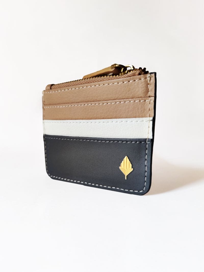 Multicolor Solid Cardholder by Green Hermitage with Apple Leather, Cardholders, Casual Wear, Free Size, Hemp, Lyocell, Multicolor, Recycled, Solids at Kamakhyaa for sustainable fashion