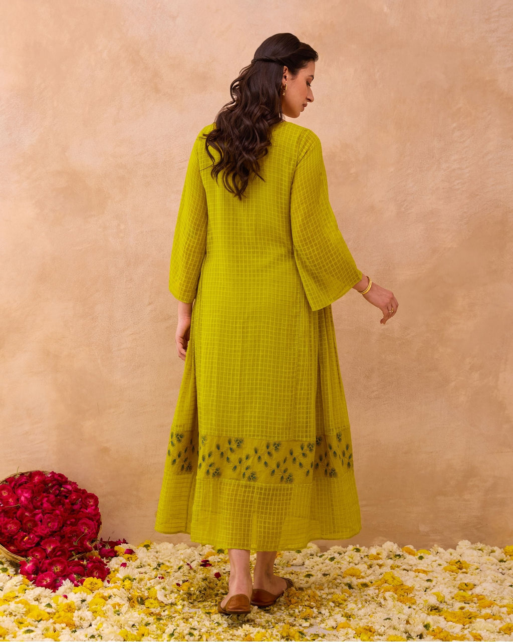 Sunlilt Meadow Dress by Taro India with at Kamakhyaa for sustainable fashion