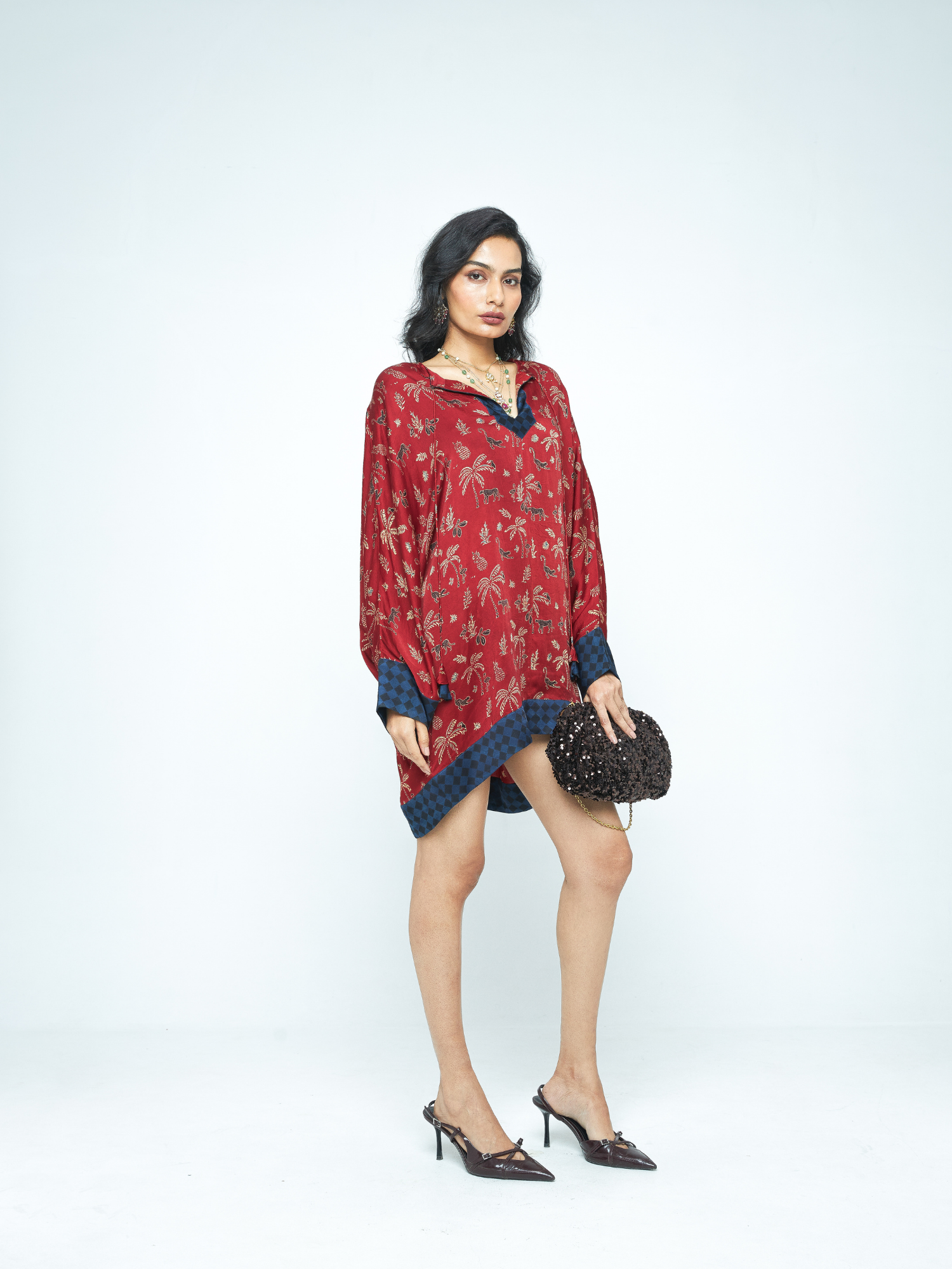 Dolman Sleeve Tunic by anushé pirani with Tops & Shirts, Woman co-ord sets, Womenswear at Kamakhyaa for sustainable fashion