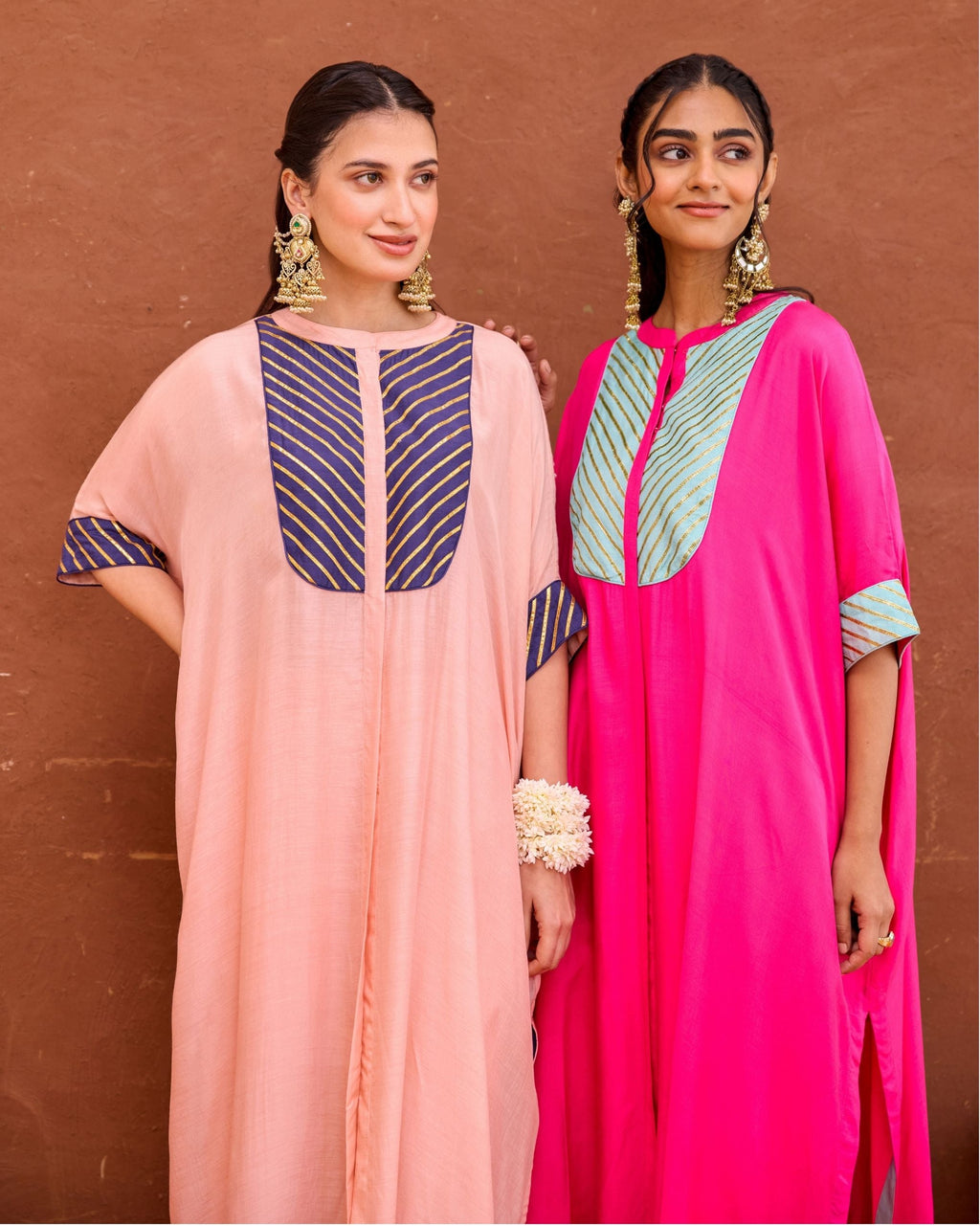 Dhara Kaftan Set by Taro with Saundh by Taro at Kamakhyaa India for sustainable fashion
