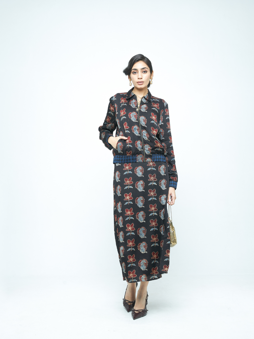 Beast Bomber by anushé pirani with Tops & Shirts, Woman co-ord sets, Womenswear at Kamakhyaa for sustainable fashion