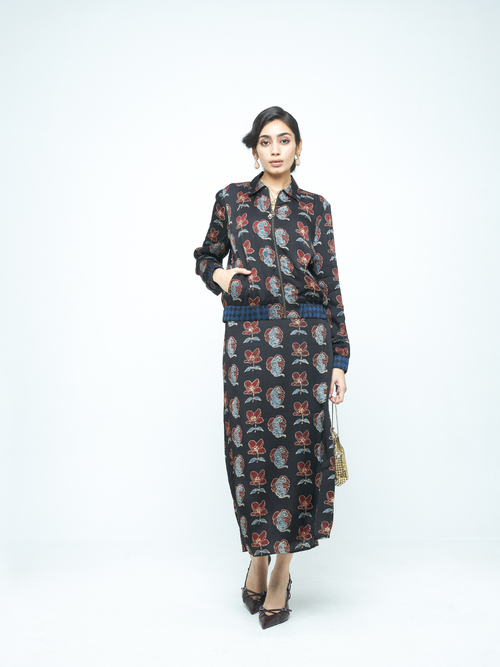 Beast Bomber by anushé pirani with Tops & Shirts, Woman co-ord sets, Womenswear at Kamakhyaa for sustainable fashion