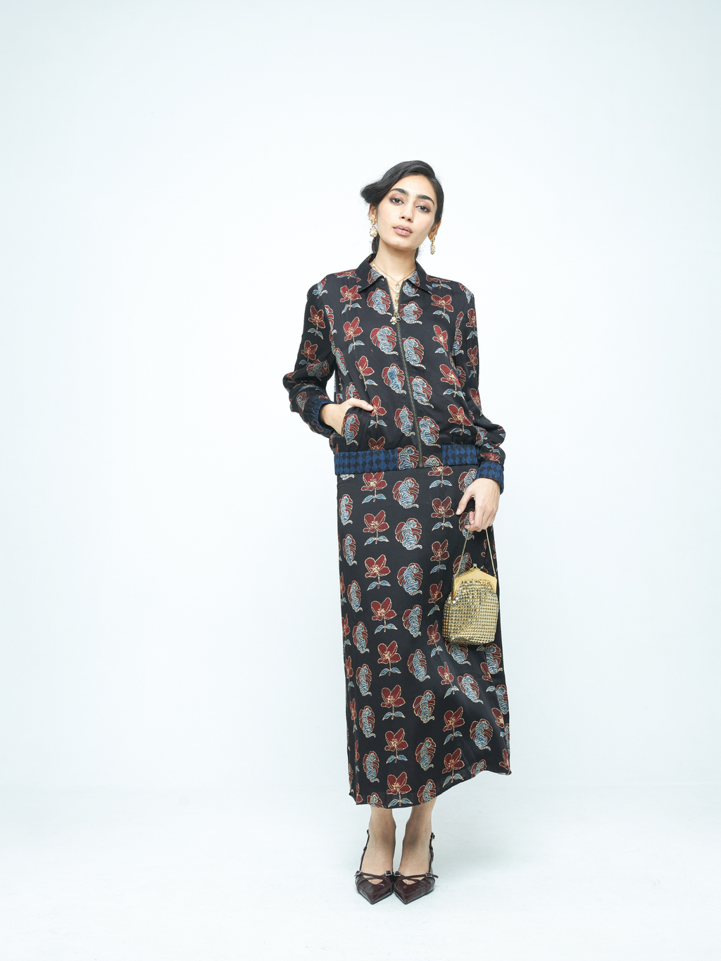 Beast Bomber by anushé pirani with Tops & Shirts, Woman co-ord sets, Womenswear at Kamakhyaa for sustainable fashion