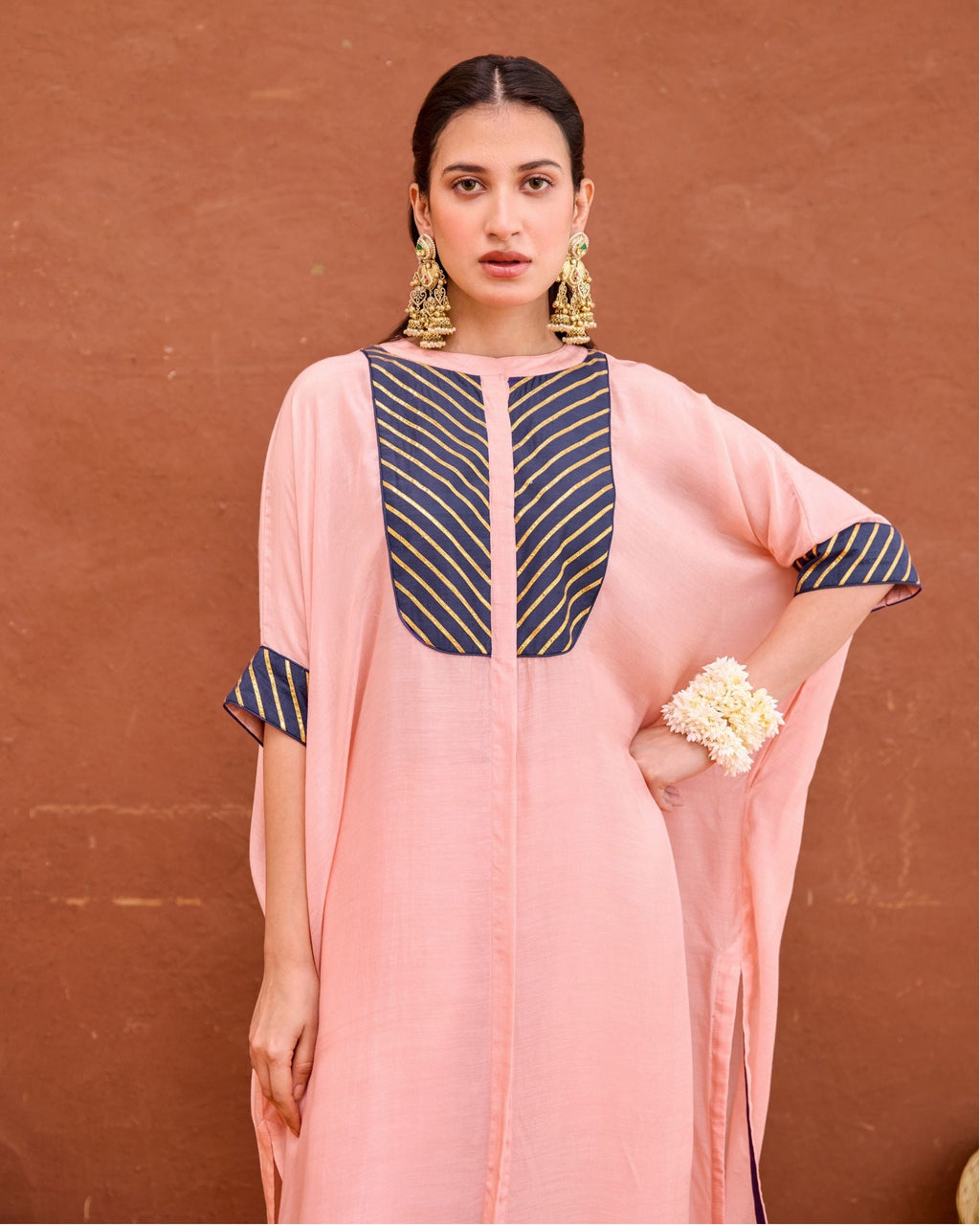 Dhara Kaftan Set by Taro with Saundh by Taro at Kamakhyaa India for sustainable fashion