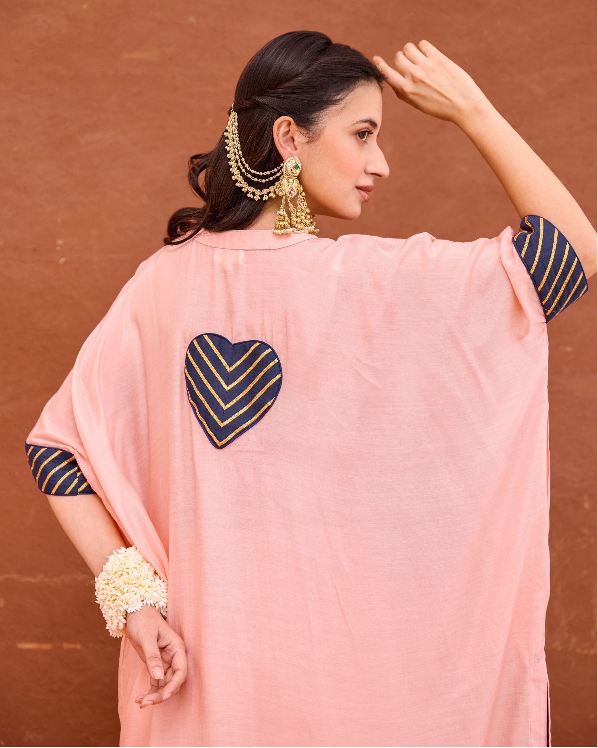 Dhara Kaftan Set by Taro with Saundh by Taro at Kamakhyaa India for sustainable fashion