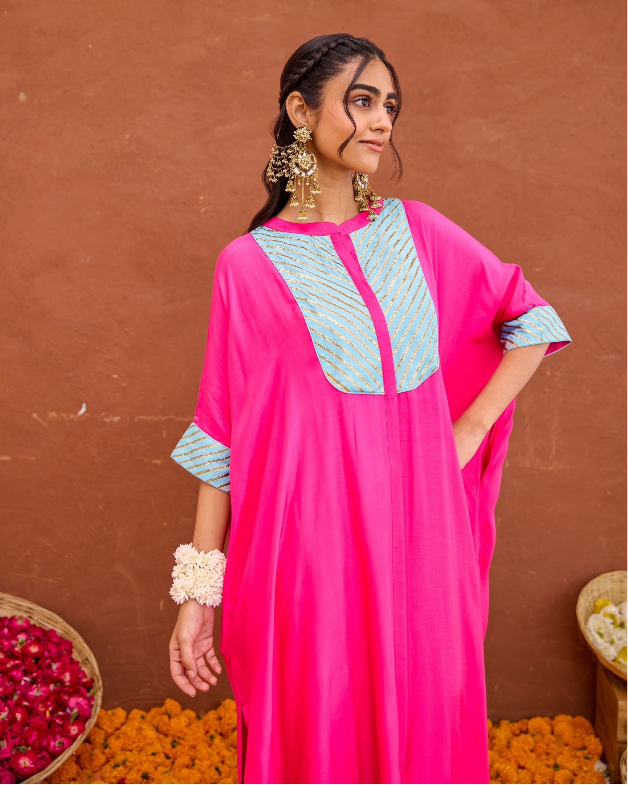 Aira Kaftan Set by Taro with Saundh by Taro at Kamakhyaa India for sustainable fashion