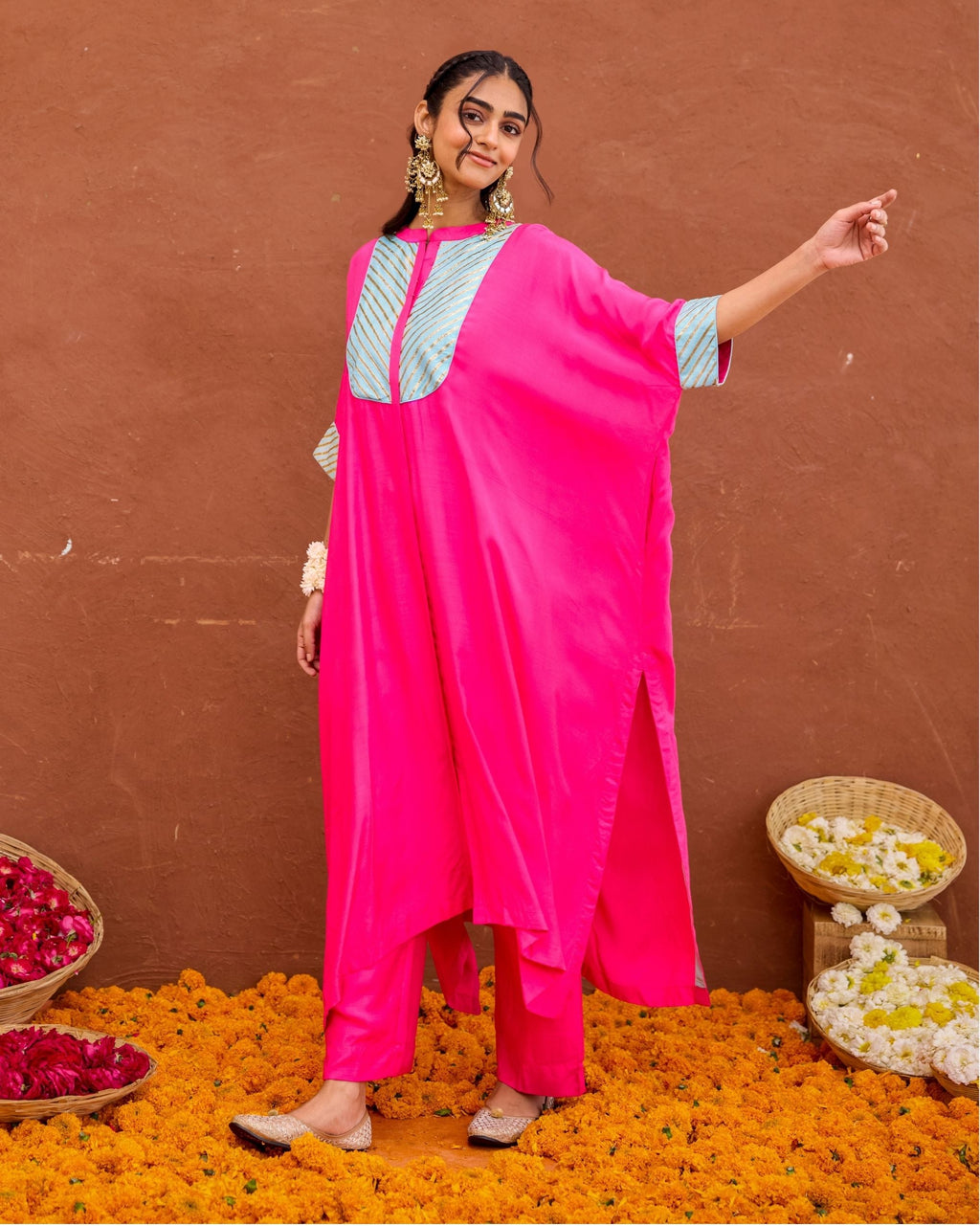 Aira Kaftan Set by Taro with Saundh by Taro at Kamakhyaa India for sustainable fashion
