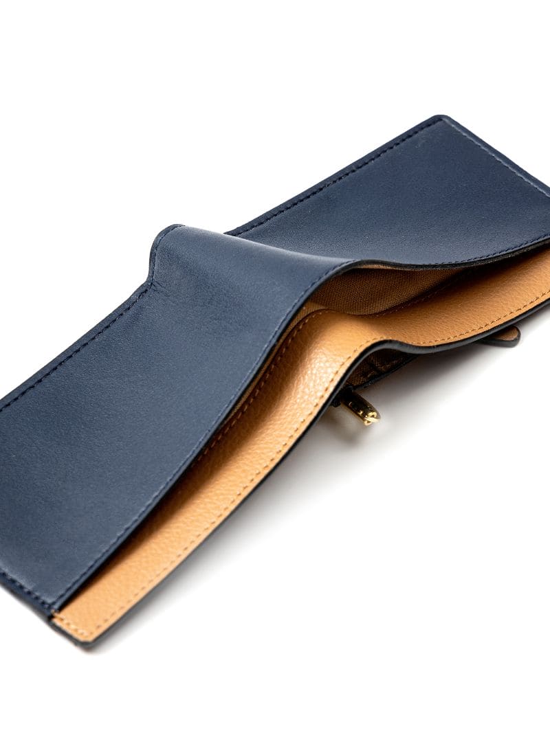 Blue Casual Wear Men Wallet by Green Hermitage with Blue, Cactus Leather, Casual Wear, Free Size, Hemp, Lyocell, Men Wallets, Recycled, Solids at Kamakhyaa for sustainable fashion