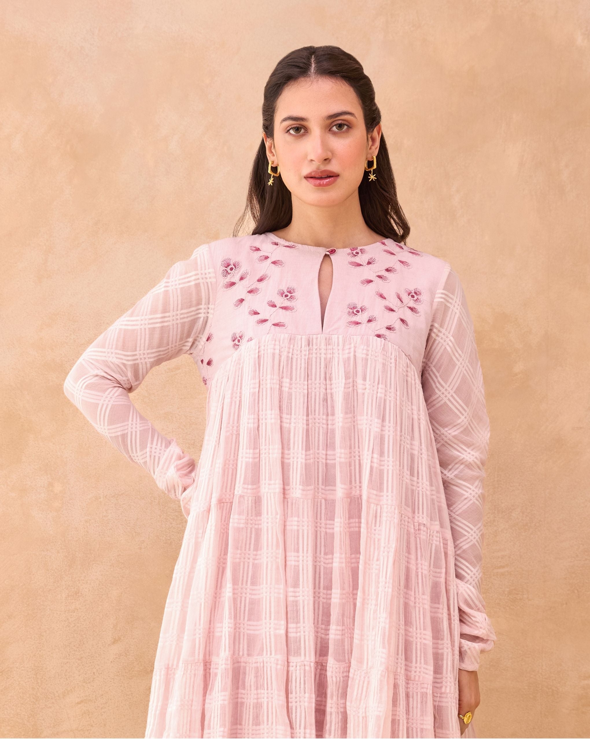 Tickled Pink Dress by Taro India with at Kamakhyaa for sustainable fashion