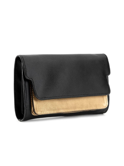 Black Solid Women Wallet by Green Hermitage with Black, Cactus Leather, Casual Wear, Free Size, Hemp, Lyocell, Recycled, Solids, Women Wallets at Kamakhyaa for sustainable fashion