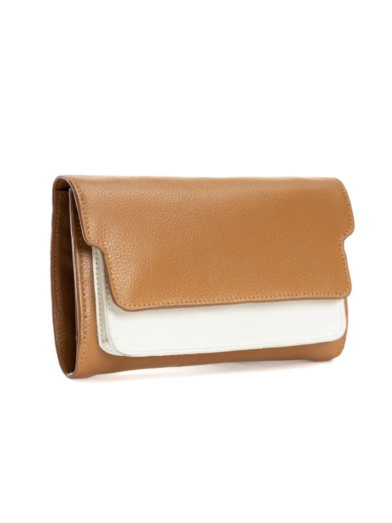 Brown Casual Wear Women Wallet by Green Hermitage with Apple Leather, Brown, Casual Wear, Free Size, Hemp, Lyocell, Recycled, Solids, Women Wallets at Kamakhyaa for sustainable fashion