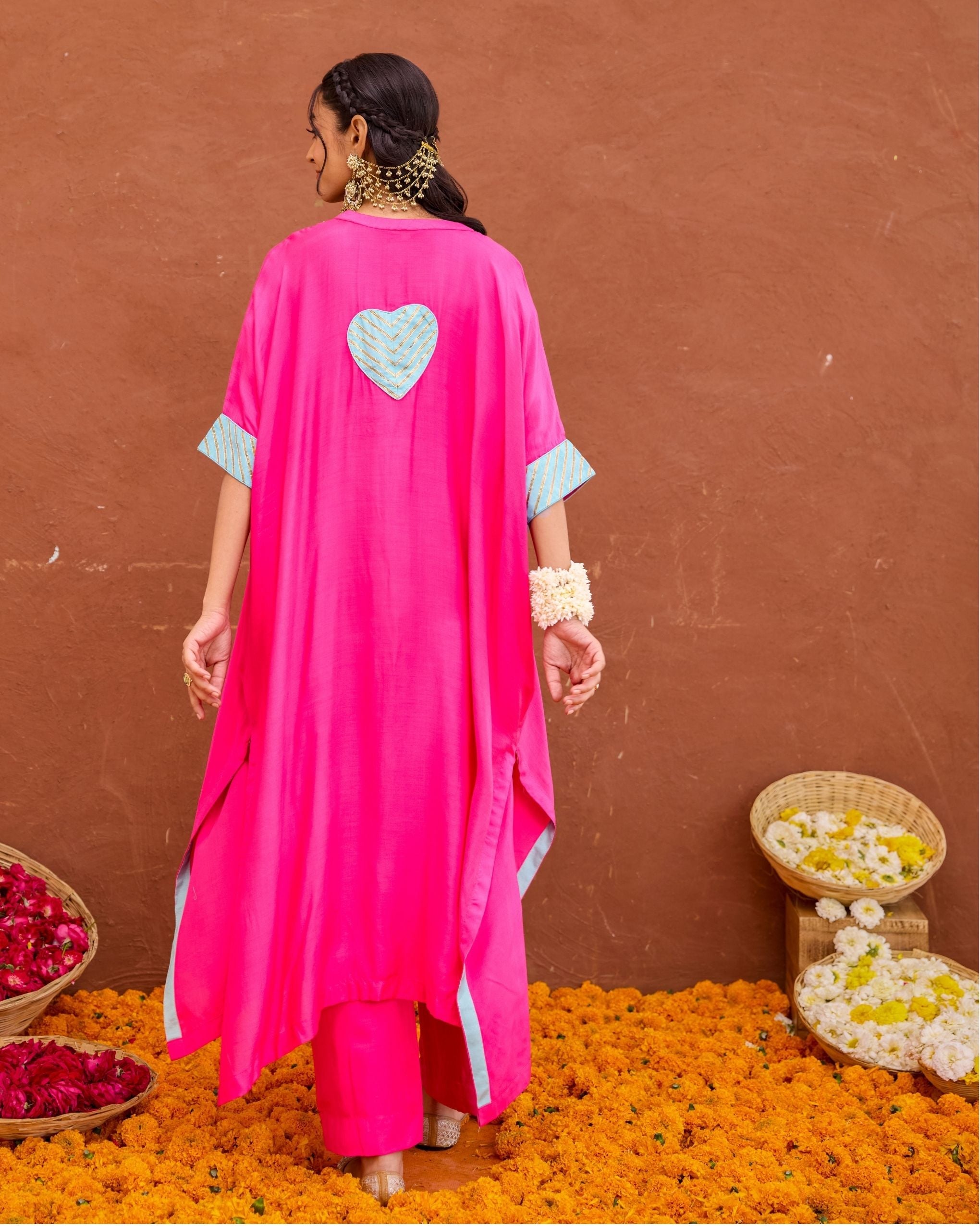 Aira Kaftan Set by Taro with Saundh by Taro at Kamakhyaa India for sustainable fashion