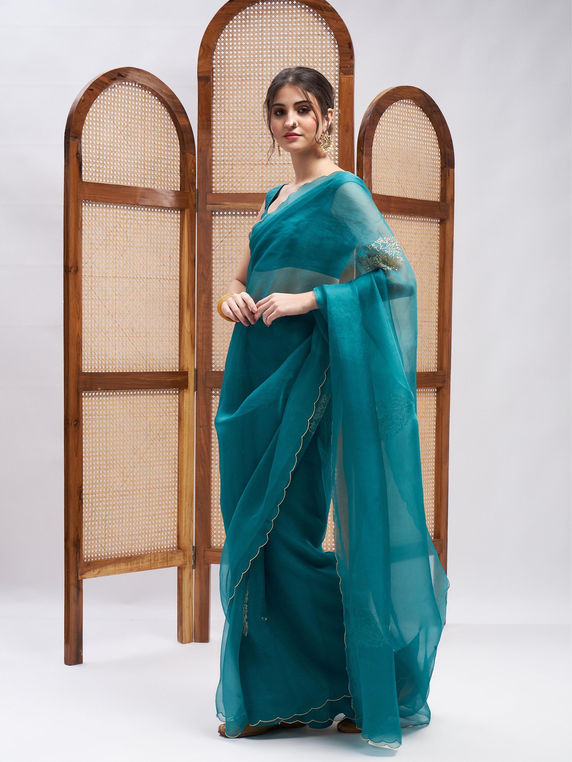 Sultaan Saree Set by RoohbyRidhimaa with at Kamakhyaa for sustainable fashion