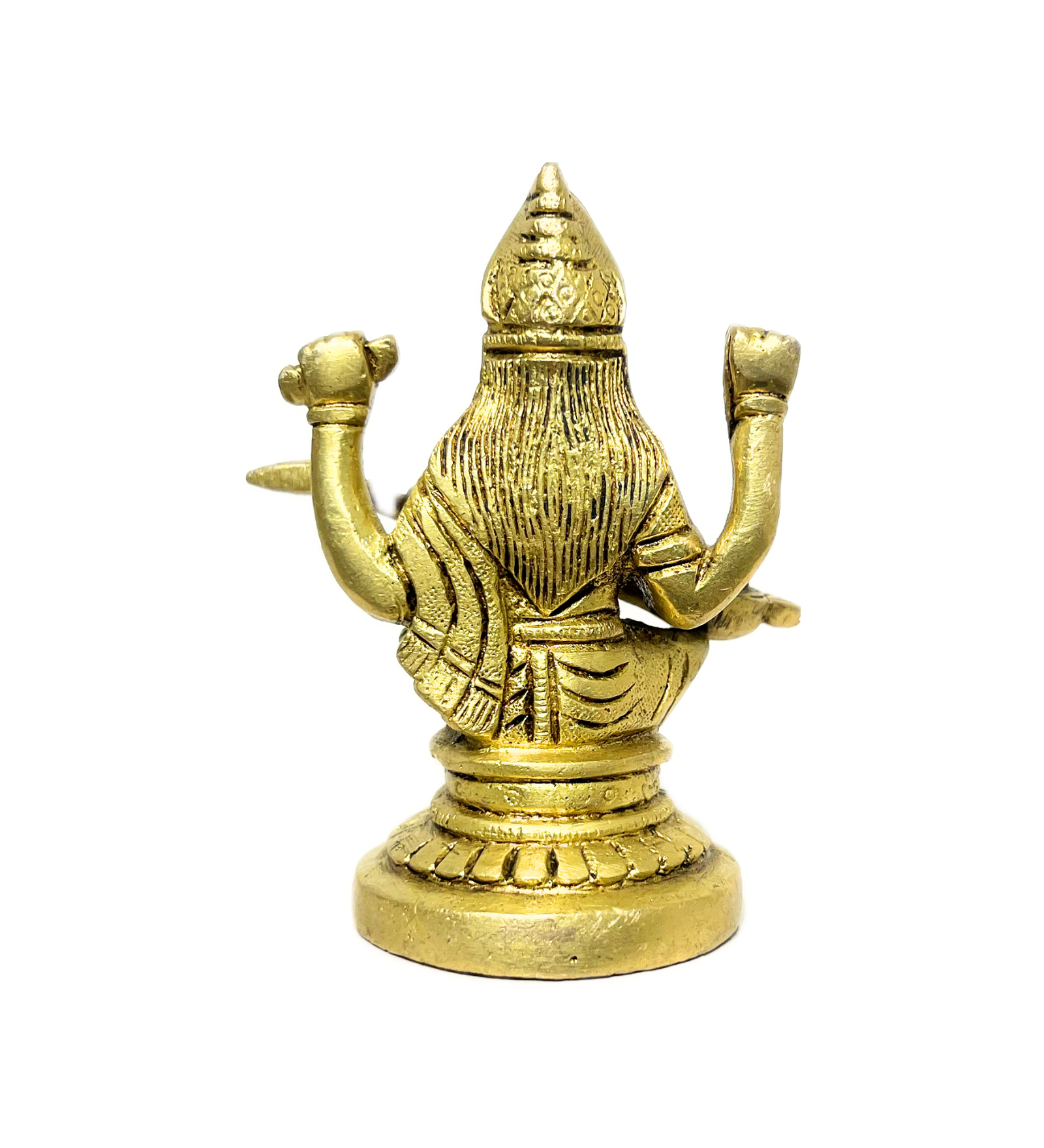 Brass Saraswati Maa Idol – 100% Pure Brass by Aetherea World with God at Kamakhyaa for sustainable fashion