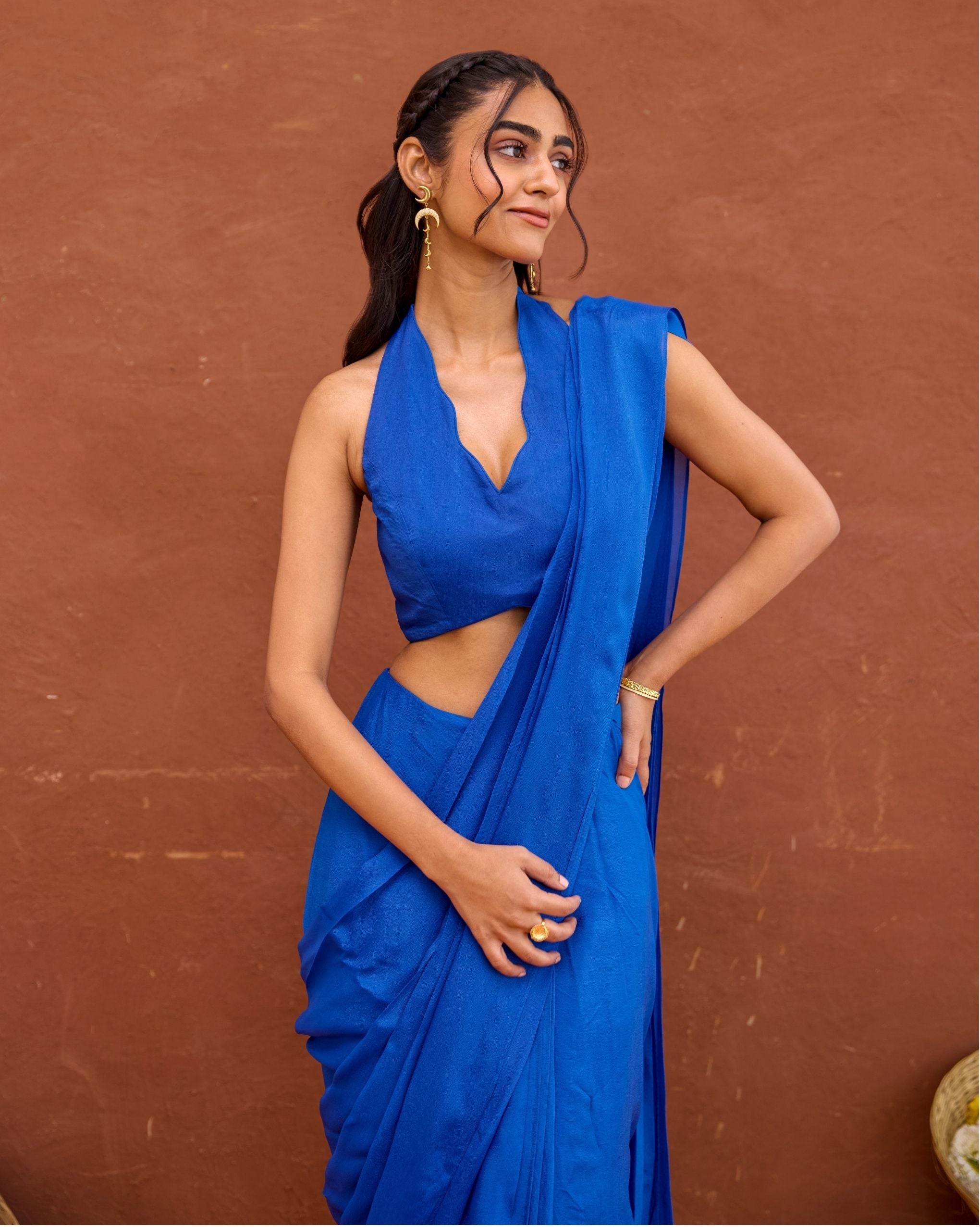 Pariza Saree by Taro with Saundh by Taro at Kamakhyaa India for sustainable fashion