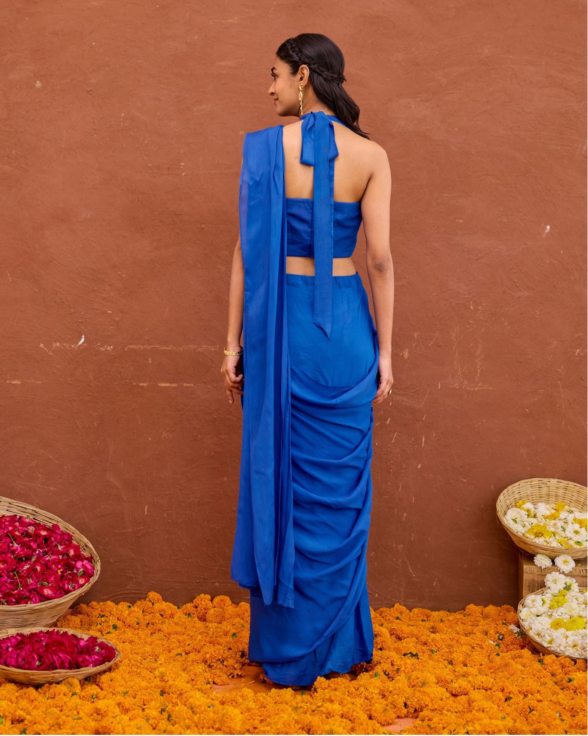Pariza Saree by Taro with Saundh by Taro at Kamakhyaa India for sustainable fashion