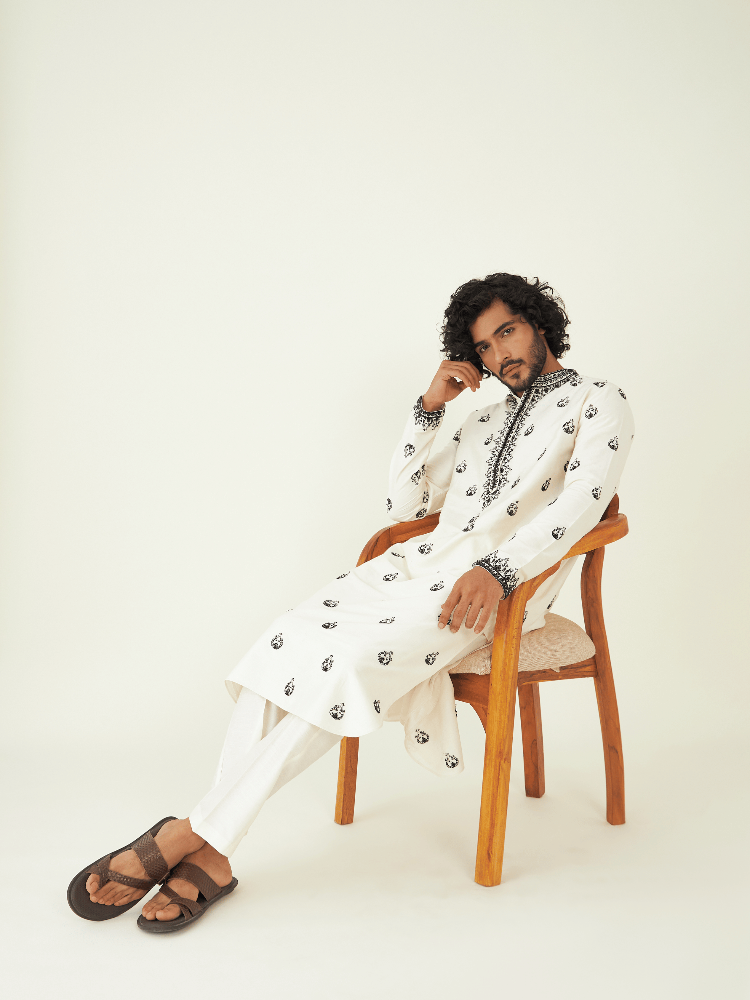 Shimaaz Kurta Set by RoohbyRidhimaa with Qala By RoohbyRidhimaa at Kamakhyaa for sustainable fashion