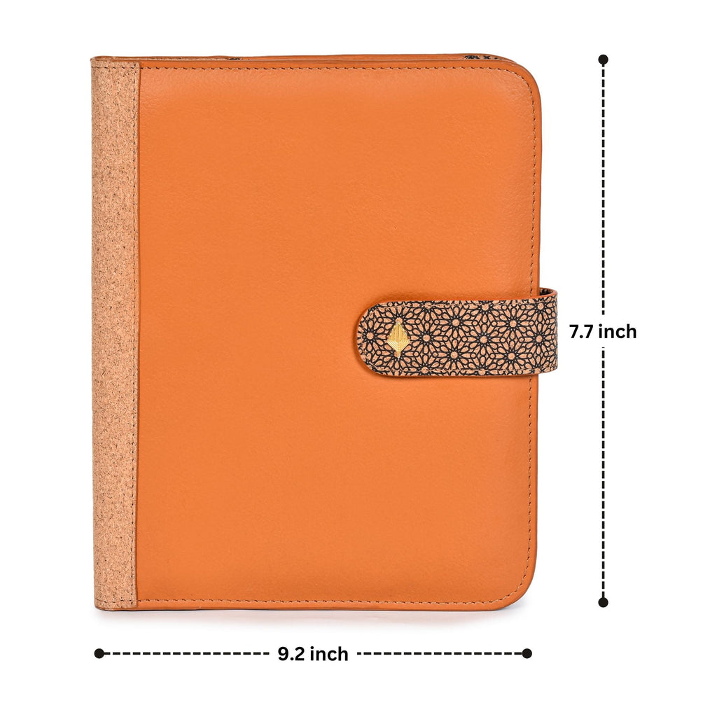 Vegan Leather Diary & Pen Set - Tan by Green Hermitage with Accents & Accessories, Corporate Products & Travel Accessories by Green Hermitage at Kamakhyaa for sustainable fashion
