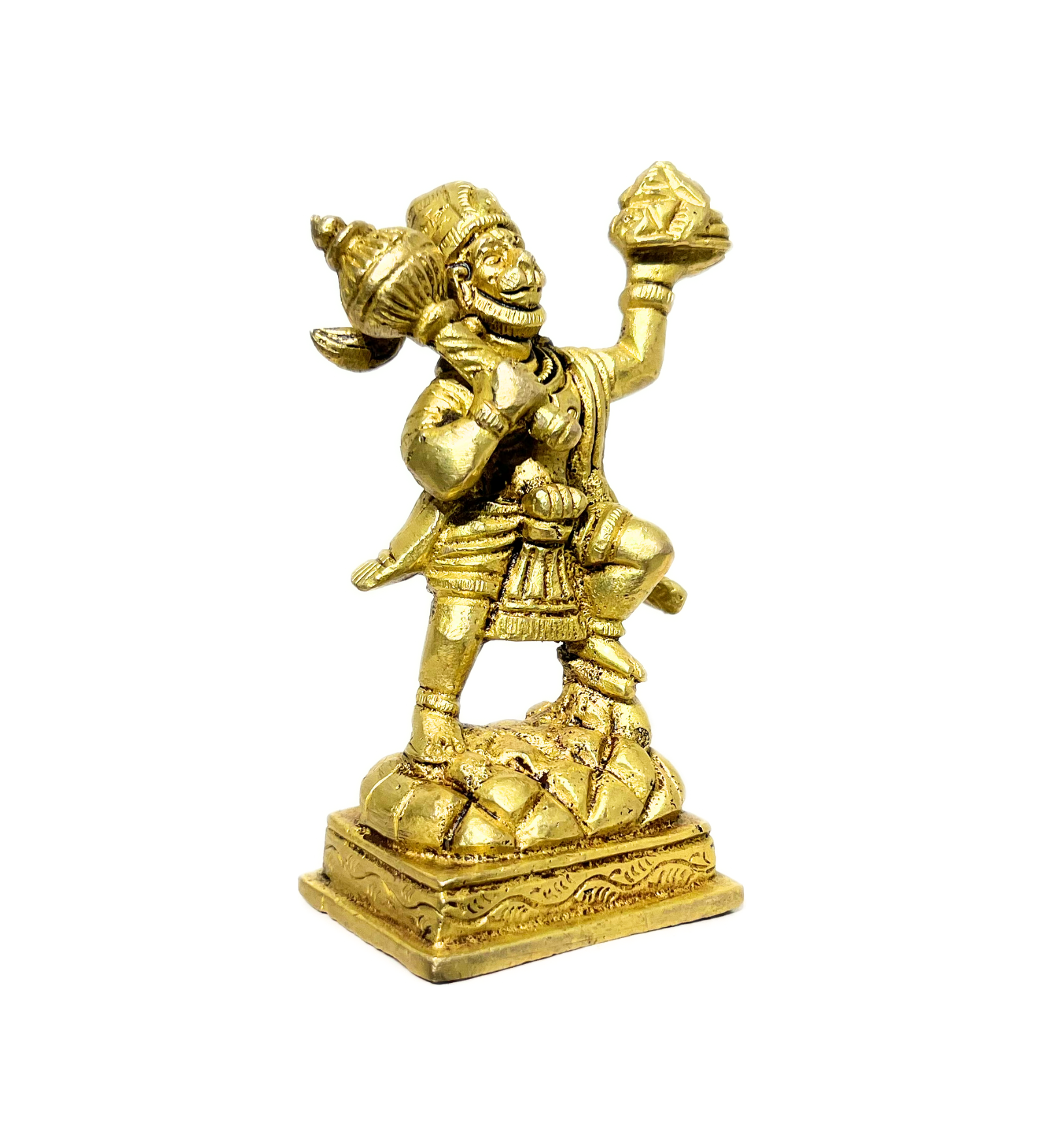 Standing Hanuman Idol – 100% Pure Brass by Aetherea World with God at Kamakhyaa for sustainable fashion