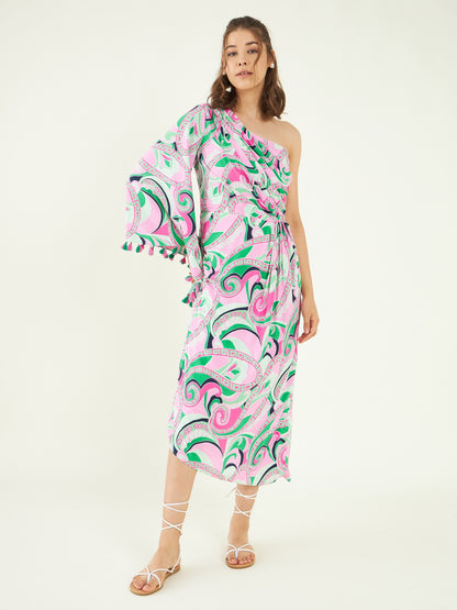 Darling Drape Dress by Bohobi with at Kamakhyaa for sustainable fashion