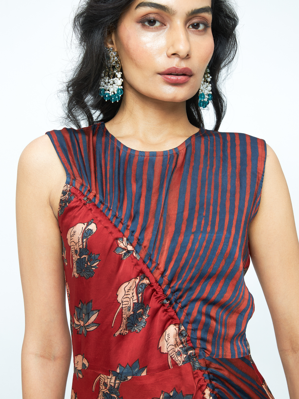 Ruché Dress by anushé pirani with Dresses, Tops & Shirts, Woman co-ord sets, Womenswear at Kamakhyaa for sustainable fashion