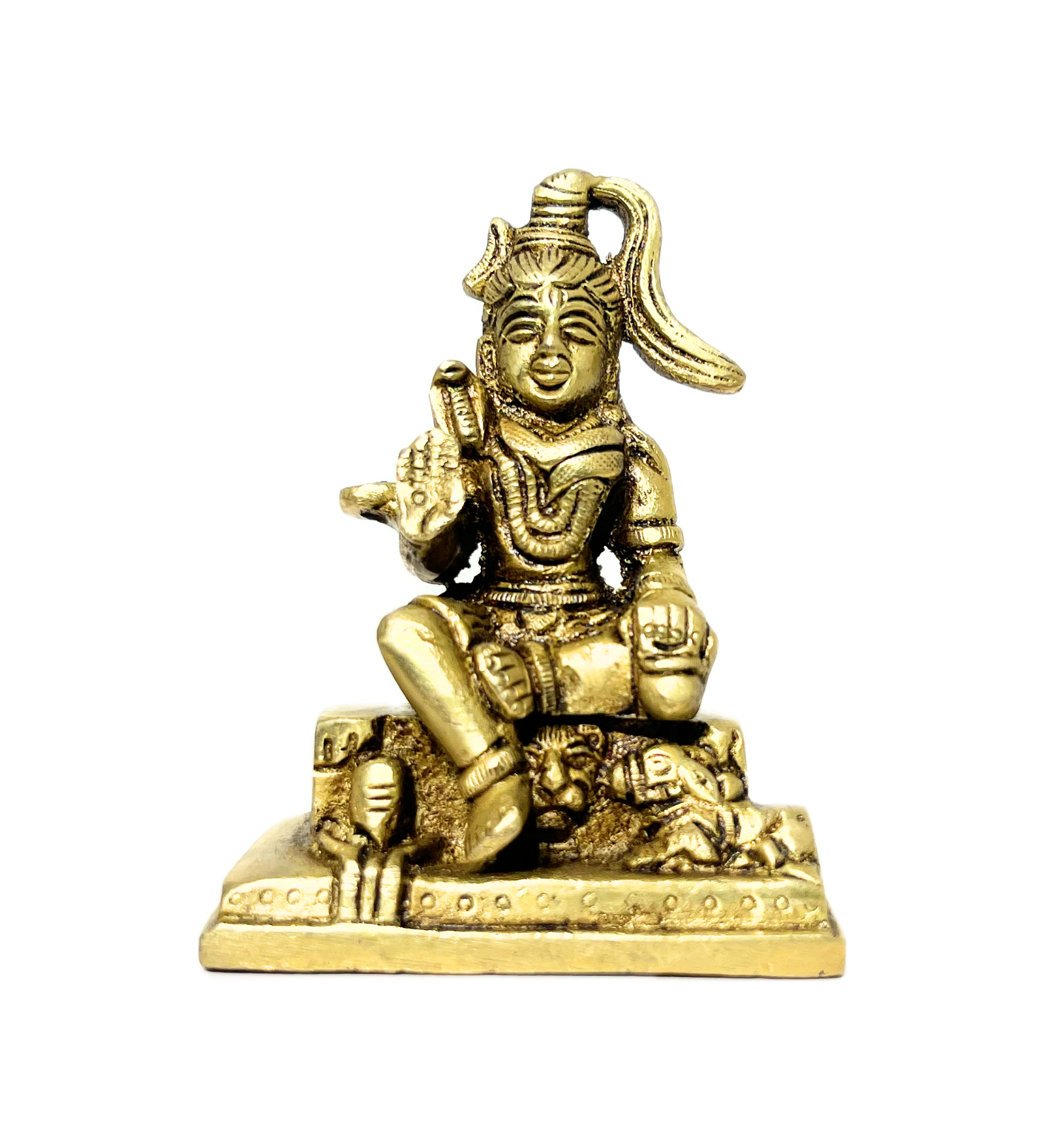 Brass Shiv Ji Idol– 100% Pure Brass by Aetherea World with God, Made from Natural Materials at Kamakhyaa for sustainable fashion