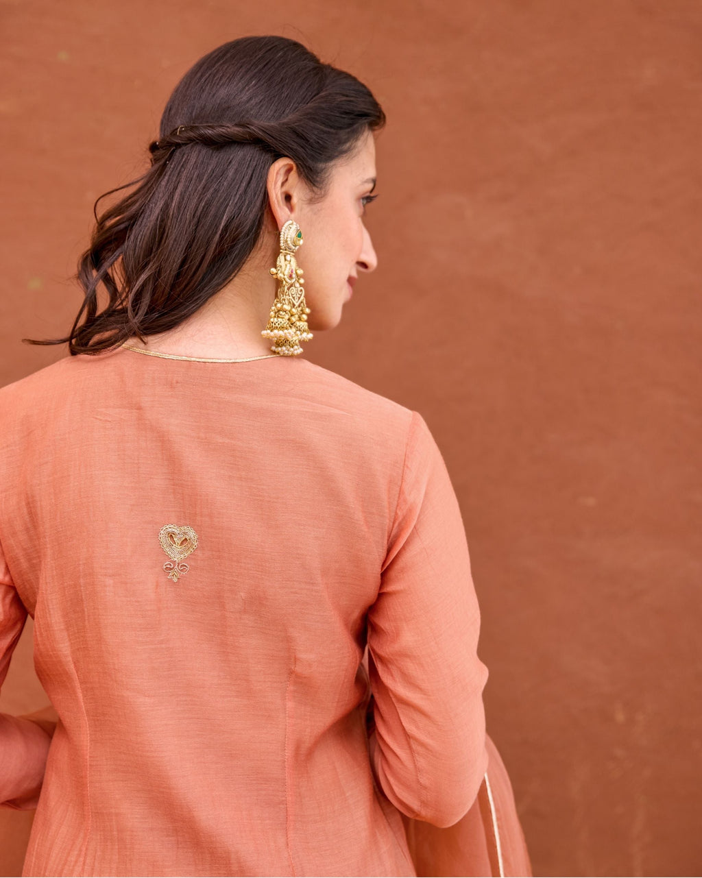 Kesar Kurta Set by Taro with Saundh by Taro at Kamakhyaa India for sustainable fashion