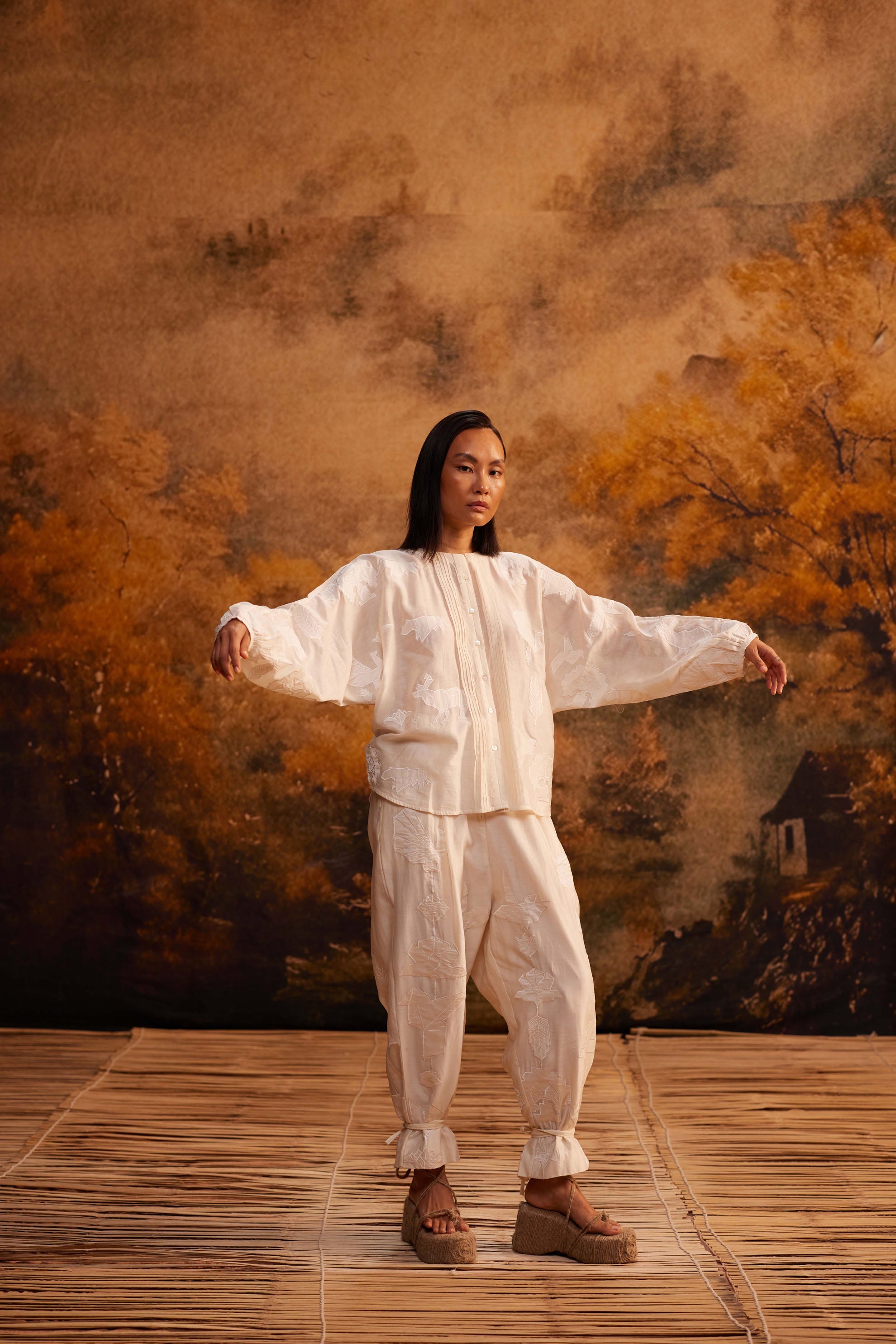 Reiko Drop-Crotch Pants by My Store with Bottom, Pants at Kamakhyaa for sustainable fashion