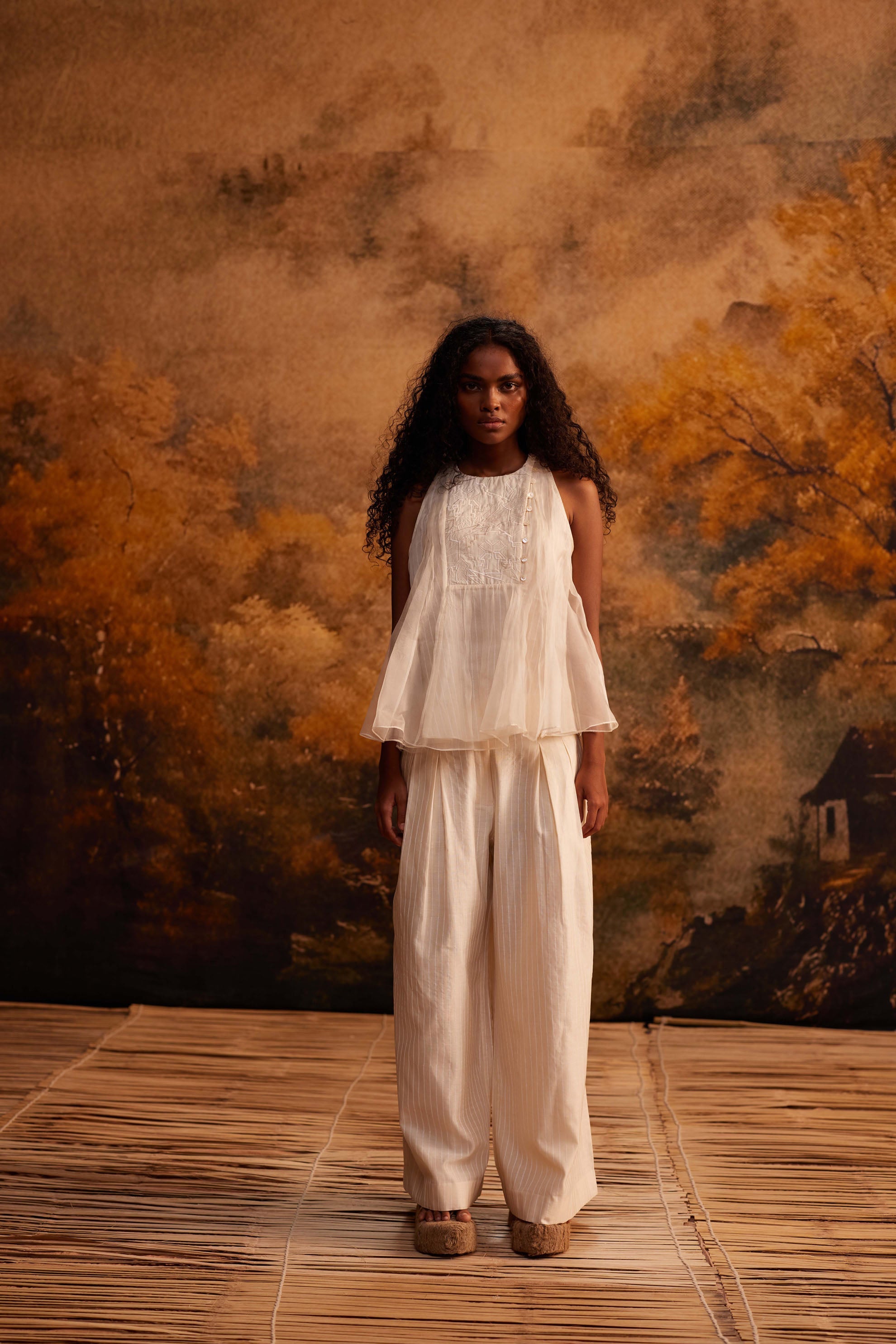 Hana Organza Halter Top by My Store with Top at Kamakhyaa for sustainable fashion