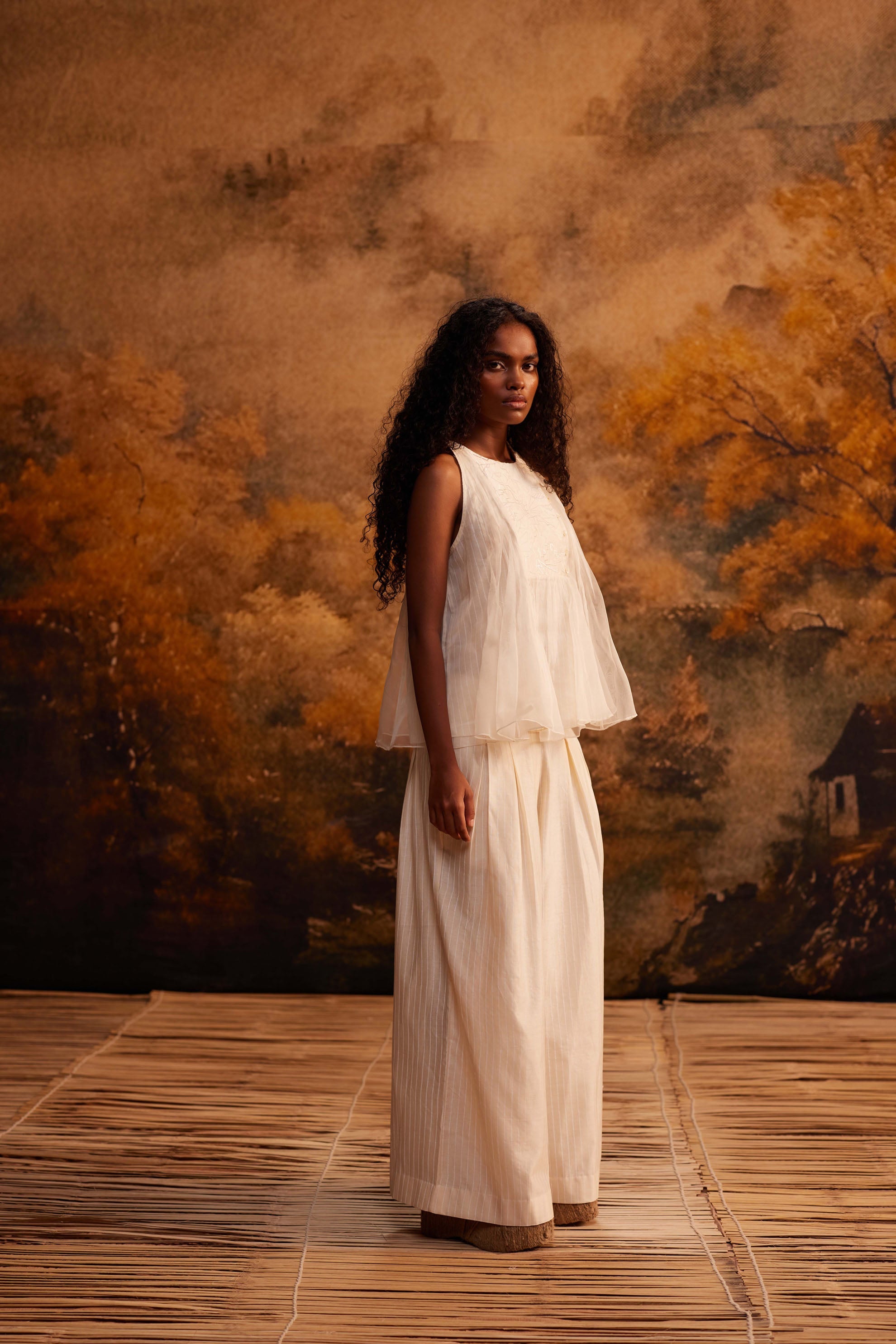 Hana Organza Halter Top by My Store with Top at Kamakhyaa for sustainable fashion