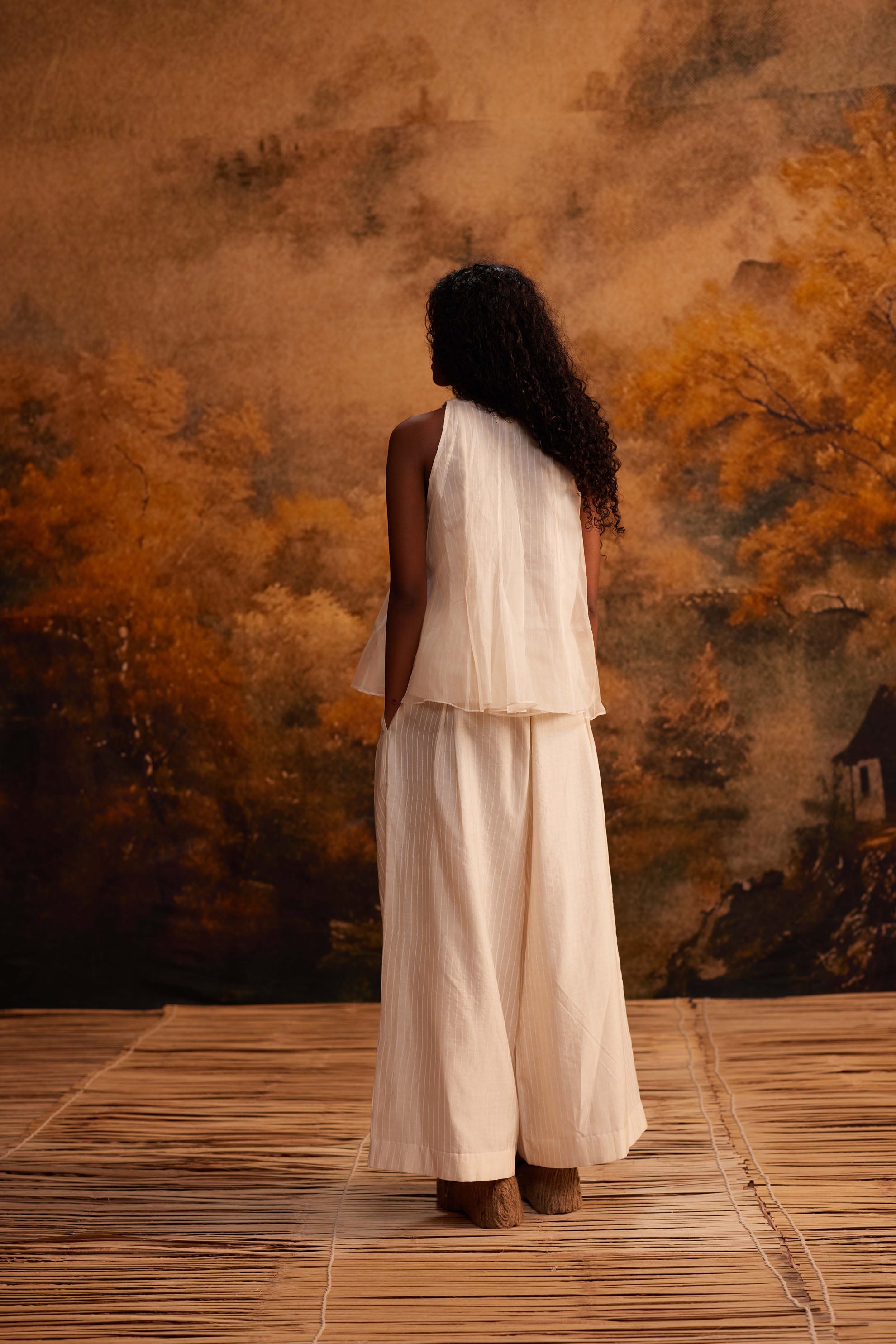 Hana Organza Halter Top by My Store with Top at Kamakhyaa for sustainable fashion