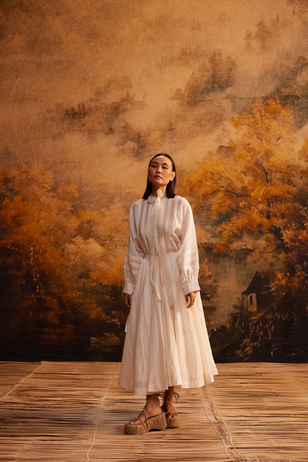 Yama-Ori Dolman Shirt with Ribbon by My Store with Shirt, Top at Kamakhyaa for sustainable fashion